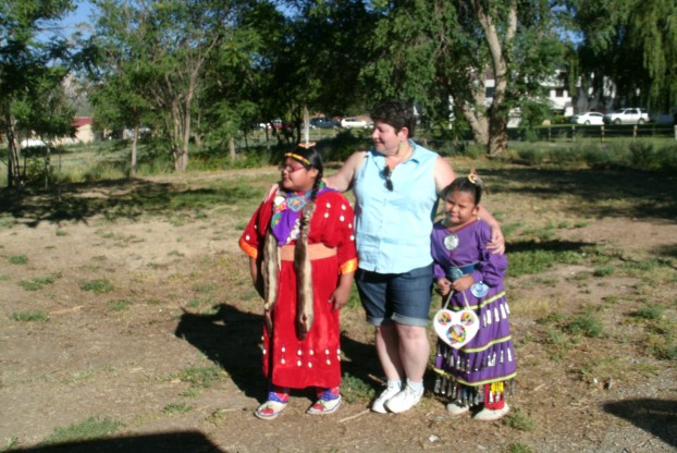 Angel with Children in Native Dress